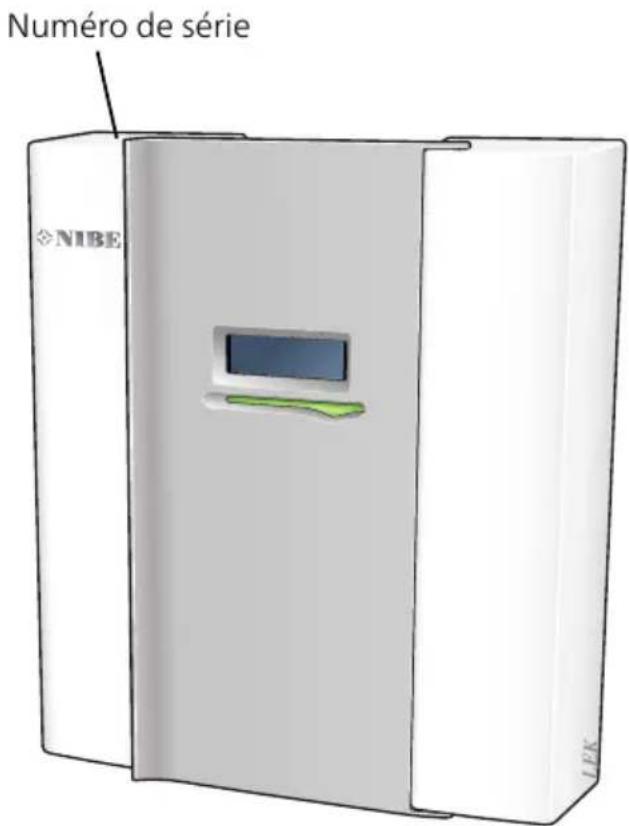 Nibe SMO 40 - NUMÉRO DE SÉRIE - 1