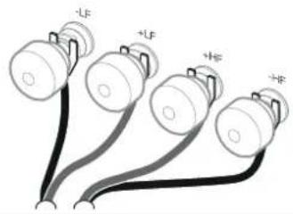 BOWERS & WILKINS 803 D4 - Note importance concerning la sécurité dans certains pays, notamment en Europe, l'utilisation de fiches bananes est considérée comme un risque potentiel d'electrogation. - 1