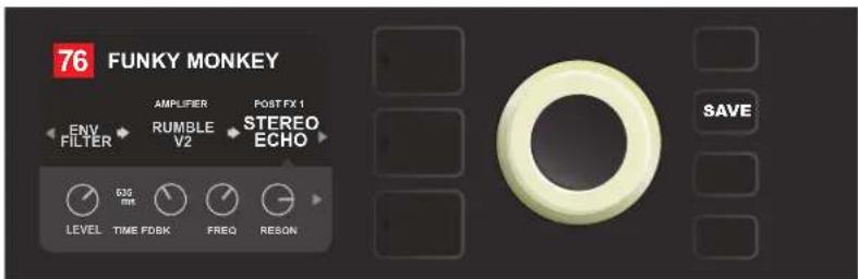 FENDER Rumble Stage 800 - MODIFICATION DES PARAMÈTRES DES EFFETS - 6