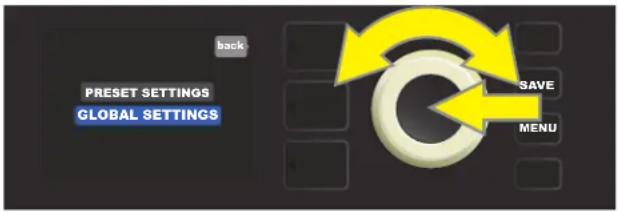 FENDER Rumble Stage 800 - GLOBAL SETTINGS (PARAMÉTRAGE GÉNÉRAL) - 1
