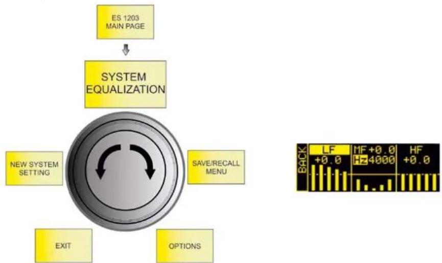 DB Technologies es1203 - EXTENDED SETTINGS MENU - 3