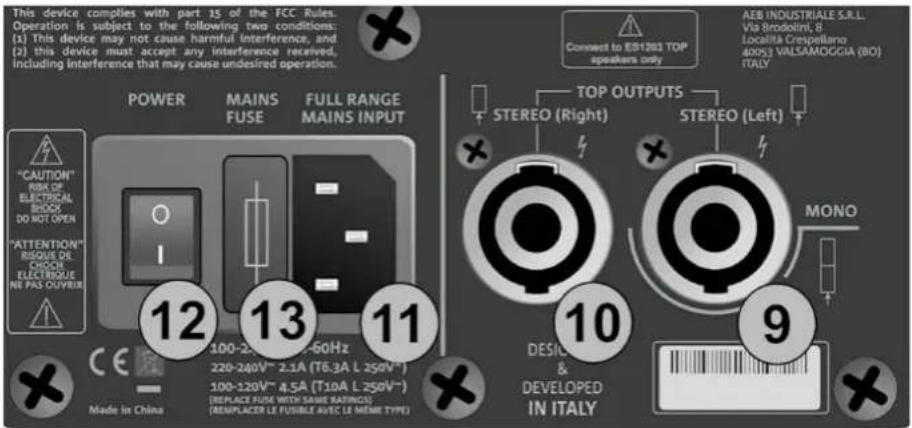 DB Technologies es1203 - BEREICH FÜR VERSORGUNG UND VERBINDUNG DER TOPS - 1