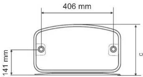406 mm 141 mm C
