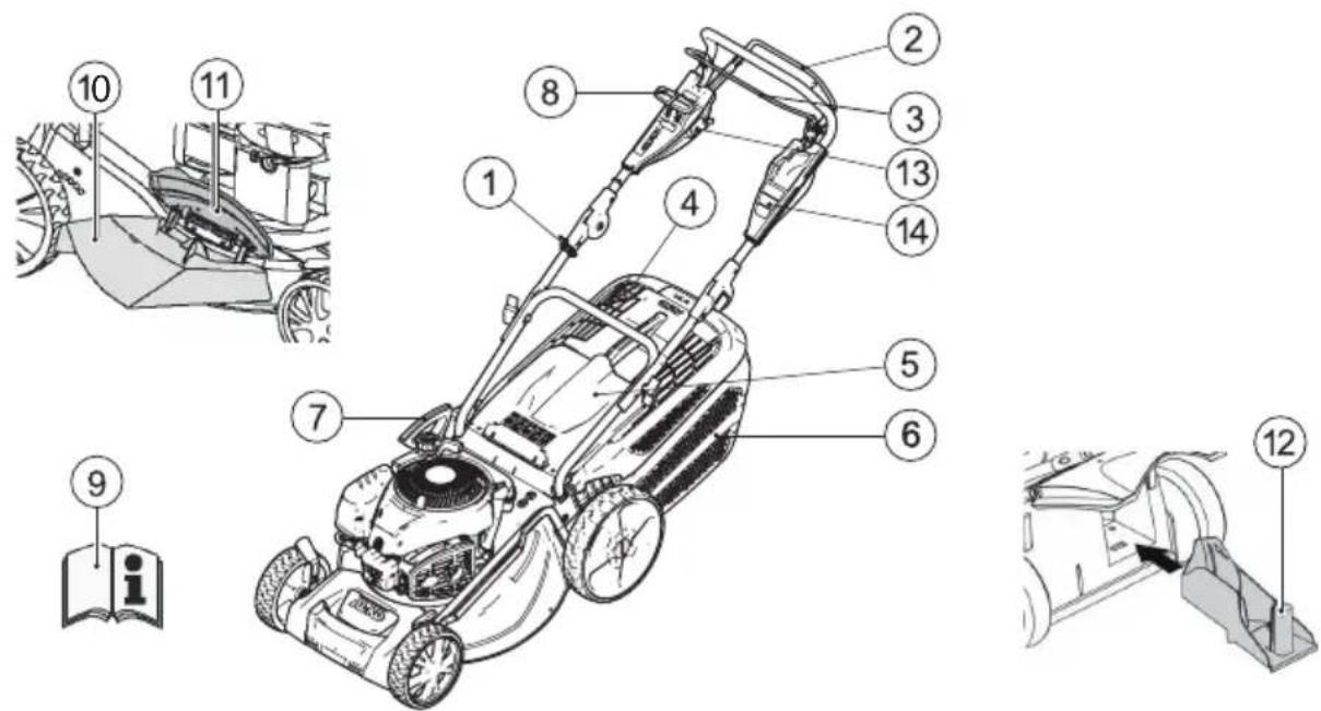 AL-KO Premium 520 VSB - Отражательная заслонка - 1