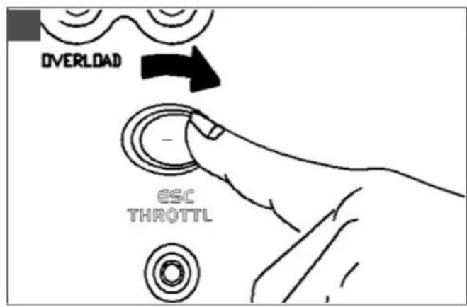 OVERLOAD ESC THROTTL