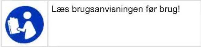 Læs brugsanvisningen før brug!