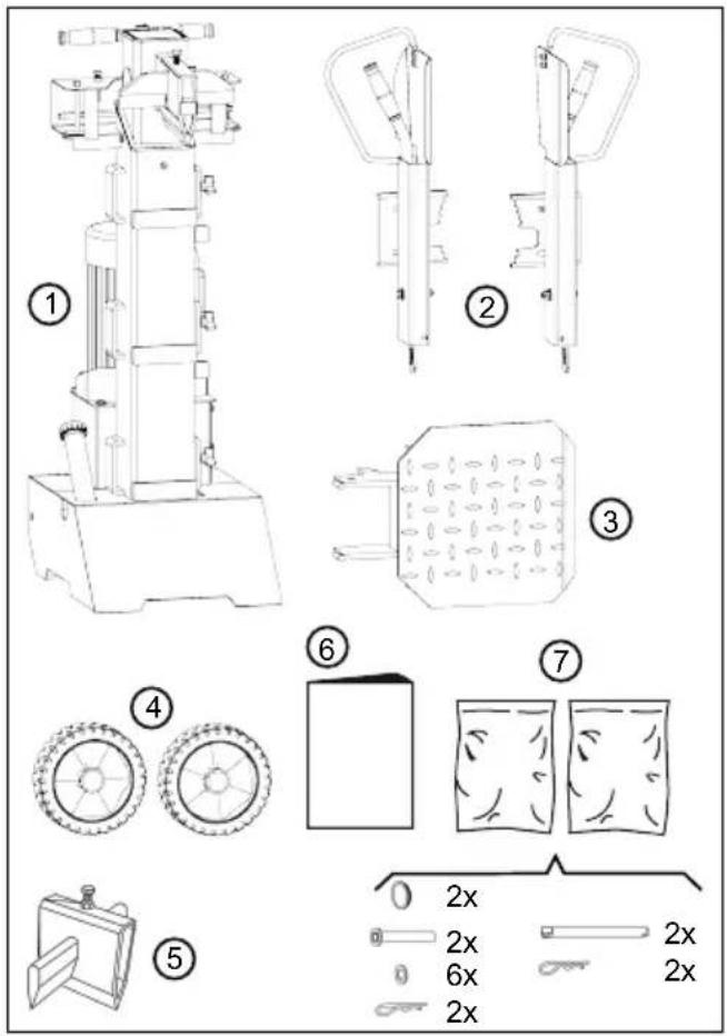 AL-KO LSV 6 - Volumen de suministro de los LSV 7 y LSV 8 - 1
