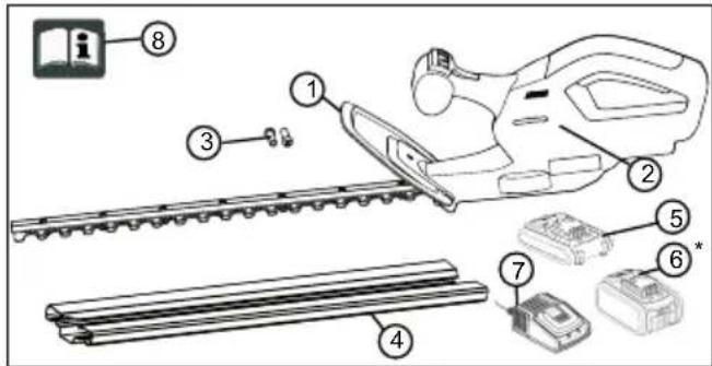 AL-KO HT 2000 - Volumen de suministro - 1