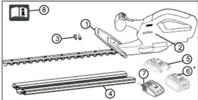 AL-KO HT 2000 - Inhoud van de levering - 1