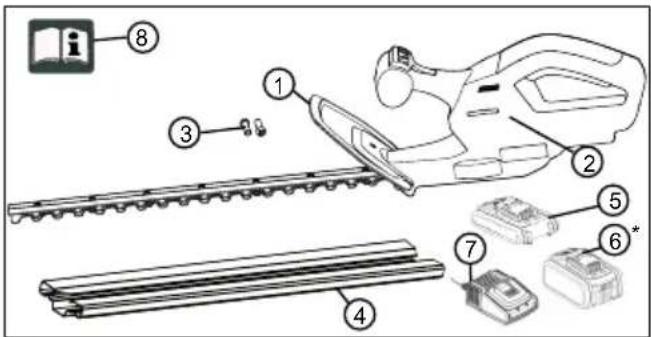 AL-KO HT 2000 - Scope of supply - 1