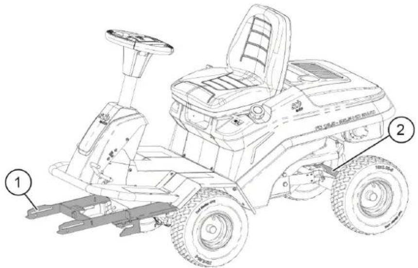 AL-KO Solo FC 1390.5 HD 2WD - Receiver points - 1