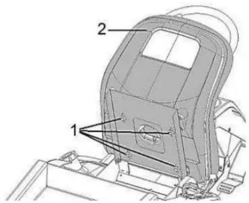 AL-KO Solo FC 1390.5 HD 2WD - Driver's seat adjustment - 1