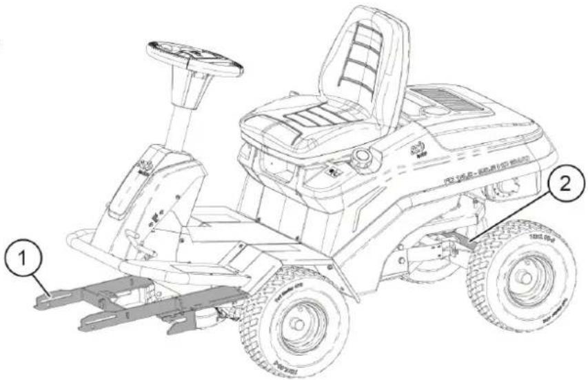 AL-KO Solo FC 1390.5 HD 2WD - Infastningspunkter - 1