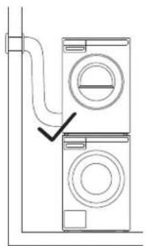 ASKO T208V.W.U - Connexion à une gaine de ventilation - 4