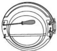 ASKO T208V.W.U - INVERSION DU SENS D'OUVERTURE DU HUBLOT - 8