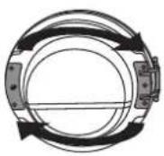 ASKO T208H.W.U - INVERSION DU SENS D'OUVERTURE DU HUBLOT - 7