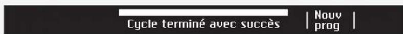 ASKO T411VD.W.U - ÉTAPE7: FIN DU PROGRAMME - 1