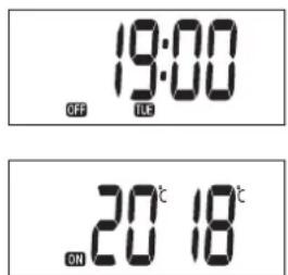 set room 25°C 20°C
