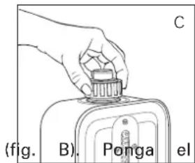(fig. B). Ponga el C