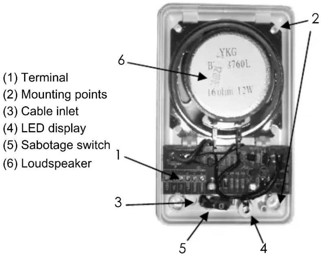 ABUS SG1250 - Description of siren - 1
