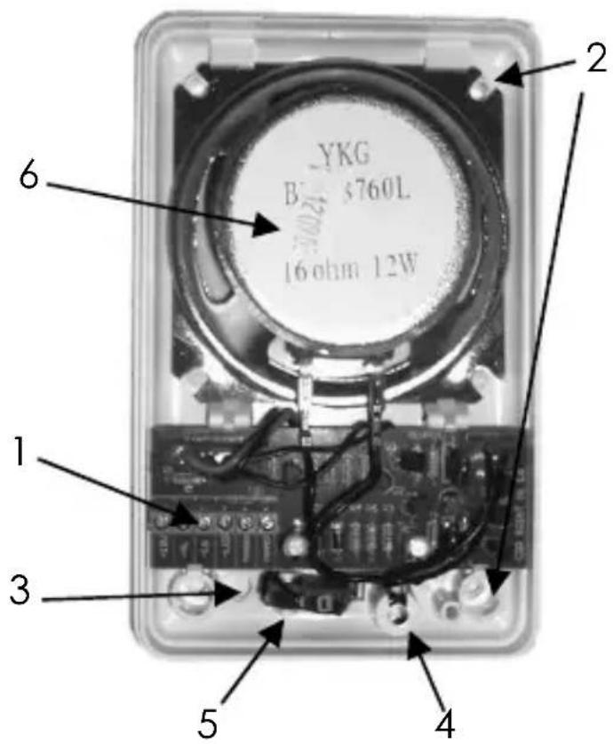 ABUS SG1250 - Beschreibung der Sirene - 1
