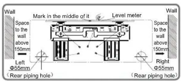 DAITSU DSM 9KIDB - Step three: open piping hole - 1