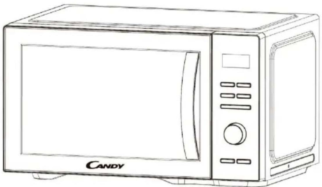 CANDY CMGA31EDLB - Mikrovalovna pečica NAVODILA ZA UPORABO - 1