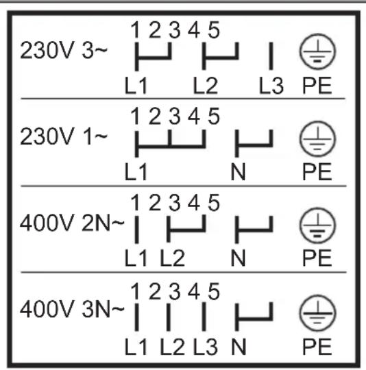 PROGRESS PHN13002X - Raccordement au bornier - 1