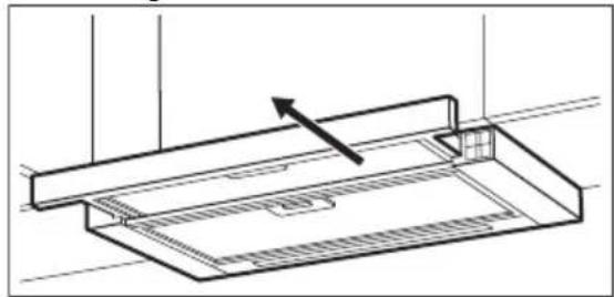 PROGRESS PDP9040E - Bedienen der Abzugshaube: - 1