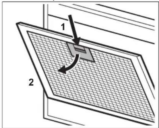 PROGRESS PDP9040E - To clean the filter: - 1