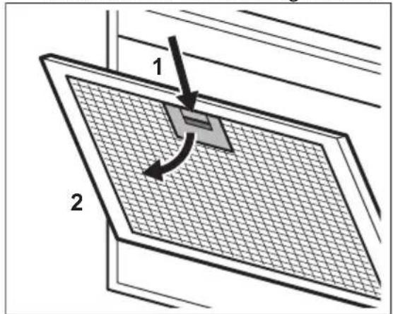 PROGRESS PDP9040E - Reinigen des Filters: - 1