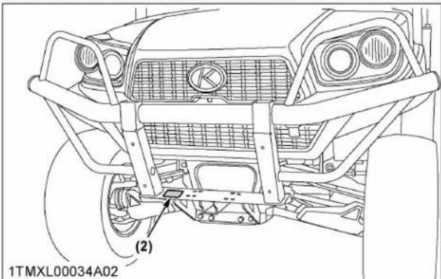 KUBOTA Sidekick RTVXG850 - AVERTISSEMENT - 3