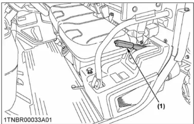 KUBOTA Sidekick RTVXG850 - STATIONNEMENT DU VÉHICULE - 1