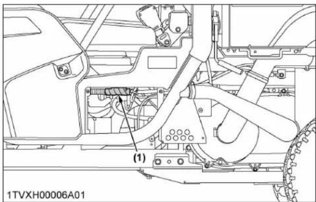 KUBOTA Sidekick RTVXG850 - Alimentation auxiliaire de la bobine de relais 3 - 2