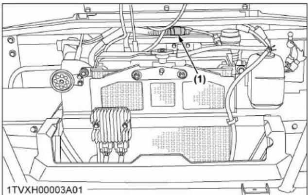 KUBOTA Sidekick RTVXG850 - Alimentation auxiliaire de la bobine de relais 1 - 1
