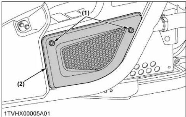 KUBOTA Sidekick RTVXG850 - Alimentation auxiliaire de la bobine de relais 3 - 1