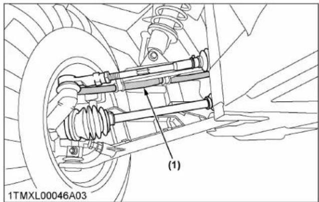 KUBOTA Sidekick RTVXG850 - Vérification de la durite et du tuyau de frein - 2