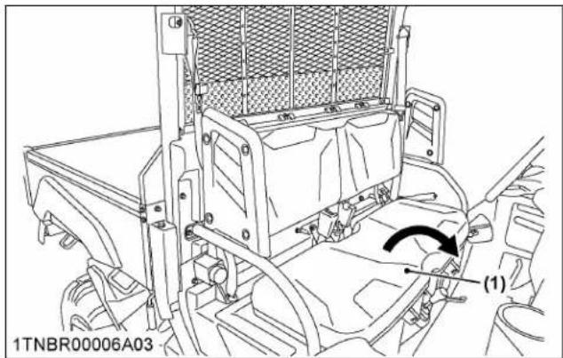 KUBOTA Sidekick RTVXG850 - Siège - 1