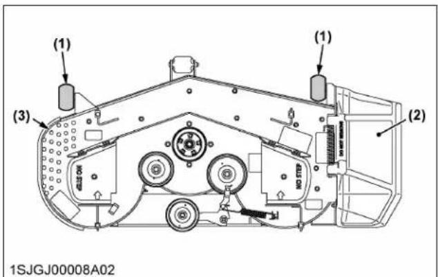 KUBOTA Z724 - TONDEUSE - 1