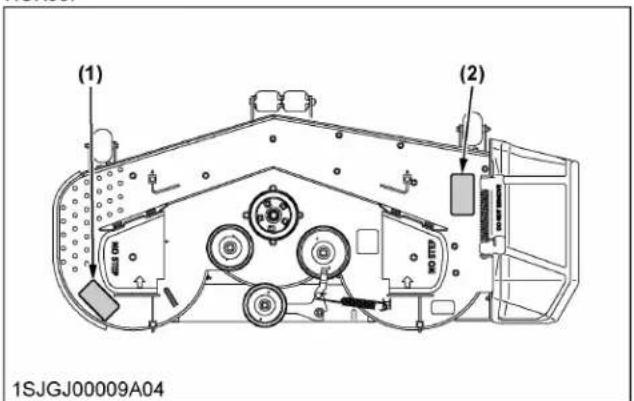 KUBOTA Z724 - N° de pièce K3011-6118-4 - 7