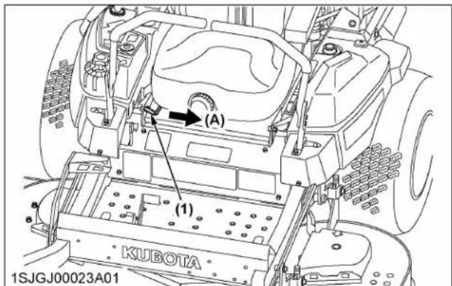 KUBOTA Z724 - AVERTISSEMENT - 1