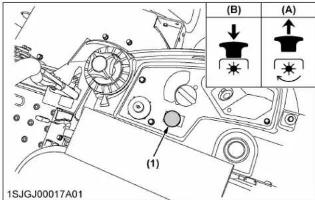 KUBOTA Z725KH360 - Interrupteur de PDF - 1