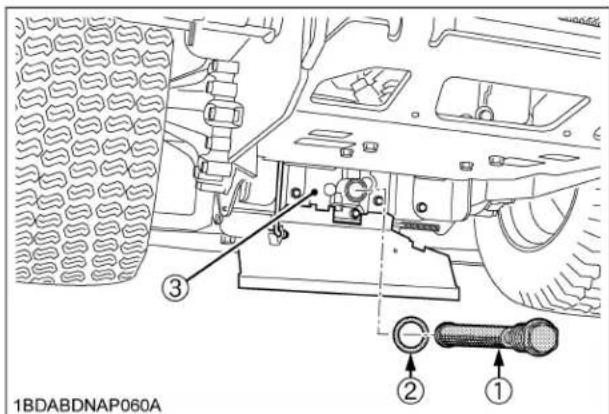 KUBOTA ZG227LA360 - Nettoyage de la crépine de la transmission - 2