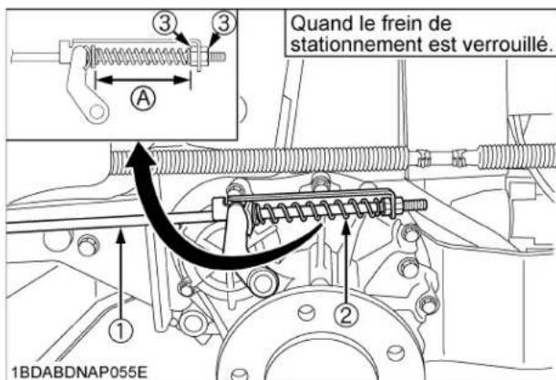 KUBOTA ZG227LA360 - Verification du ressort du frein - 1