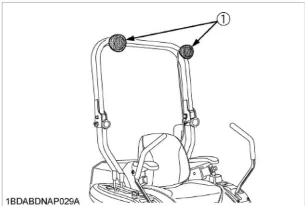 KUBOTA ZG227LA360 - LAMPE DE TRAVAIL (KIT EN OPTION) - 1