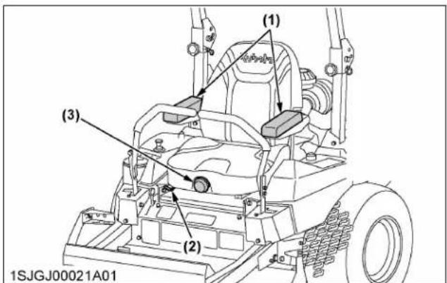KUBOTA Z723 - AVERTISSEMENT - 1
