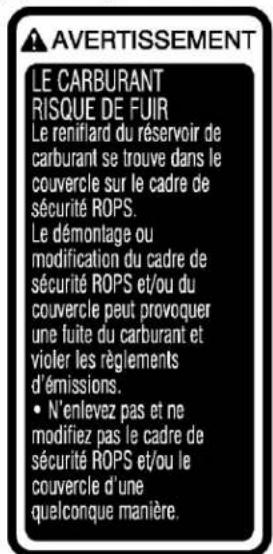 KUBOTA Z723 - CONSEILS DE SECURITÉ - 4