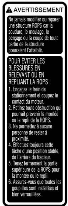 KUBOTA Z723 - CONSEILS DE SECURITÉ - 3