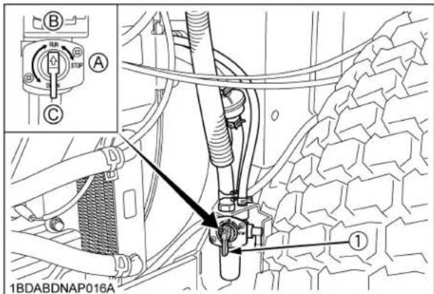 KUBOTA ZG327RPA360R - ARRÉT DU MOTEUR - 1