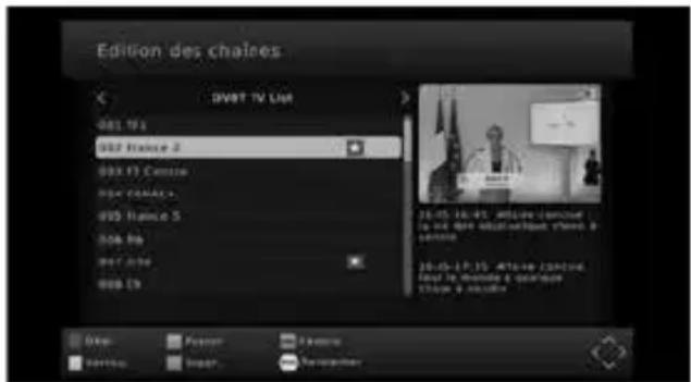 METRONIC zapbox EHD3 - Sélectionner les chaînes - 1